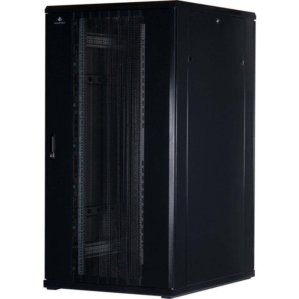 Rockstable 32HE 19 Zoll Serverschrank Netzwerkschrank (BxTxH) 800x1000x1600mm Gitternetztüren - Türa