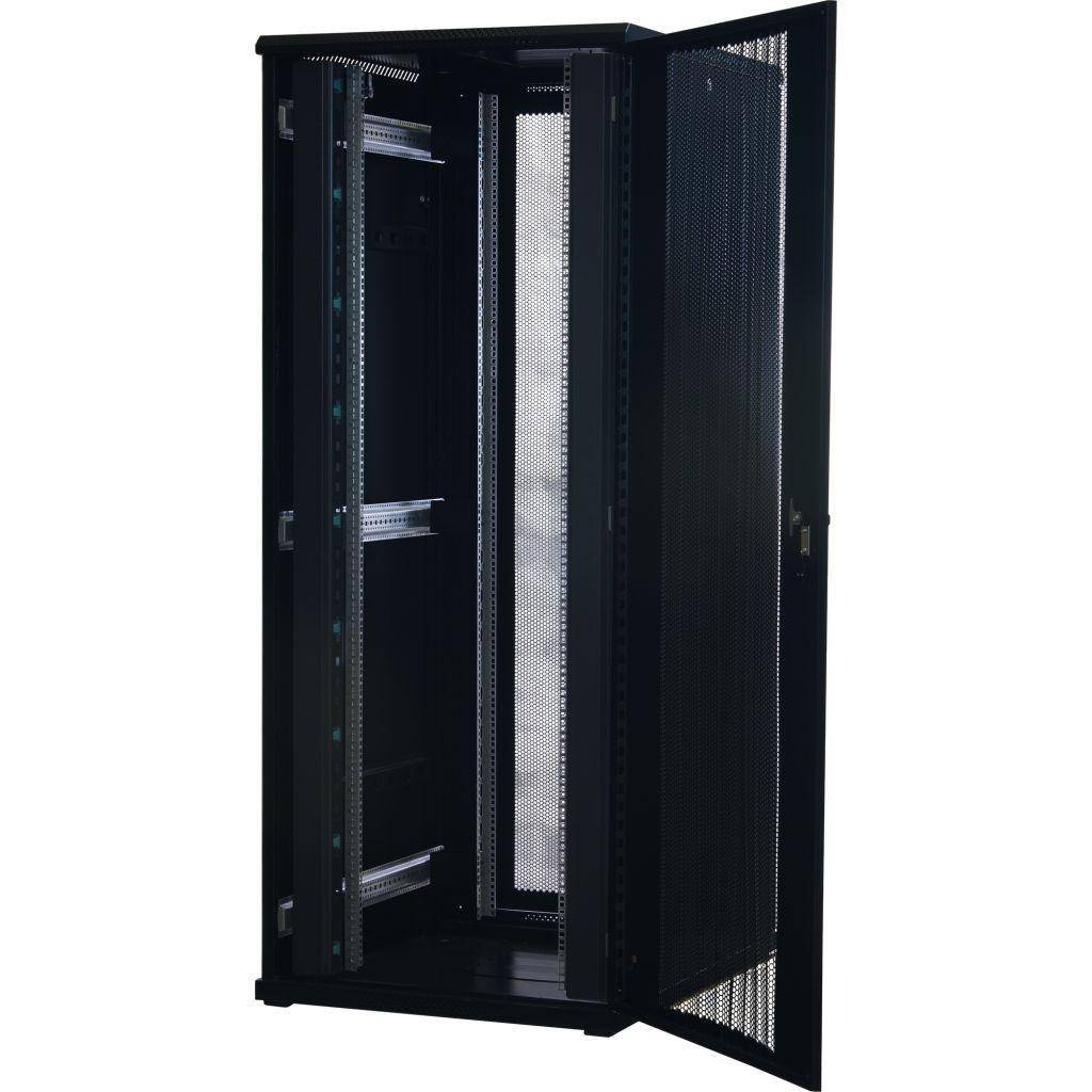 Rockstable 42HE 19 Zoll Serverschrank Netzwerkschrank (BxTxH) 800x1000x2000mm Gitternetztüren - Türa