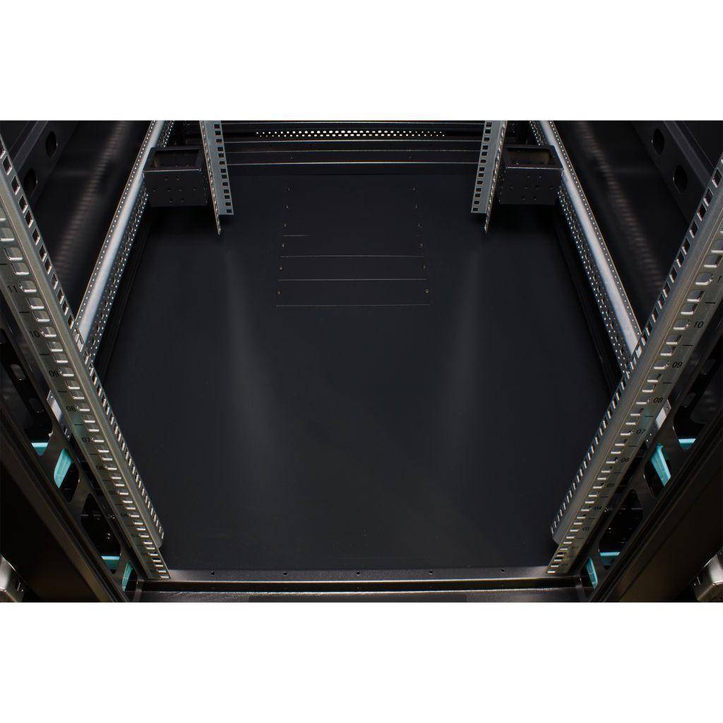 Rockstable 42HE 19 Zoll Serverschrank Netzwerkschrank (BxTxH) 800x1200x2000mm mit Glastür - Türansch