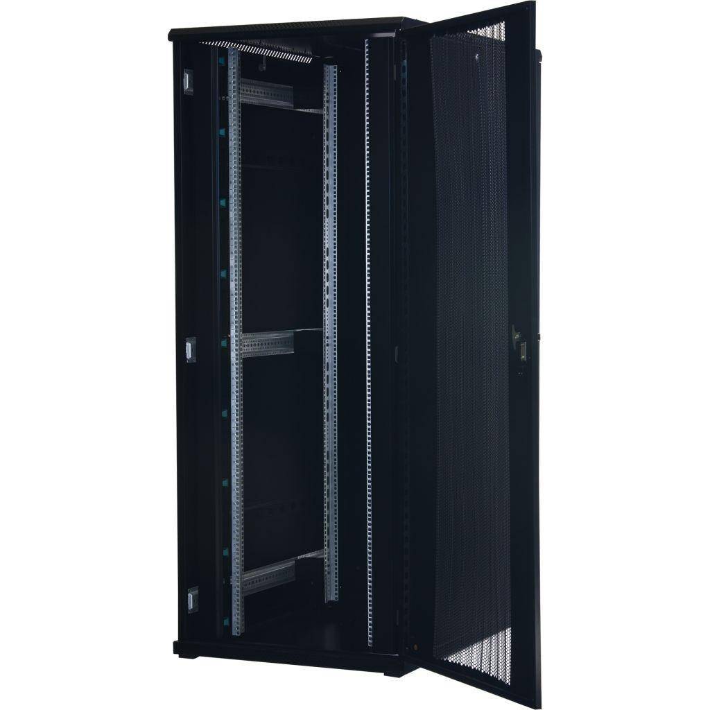 Rockstable 42HE 19 Zoll Serverschrank Netzwerkschrank (BxTxH) 800x1200x2000mm Gitternetztüren - Türa