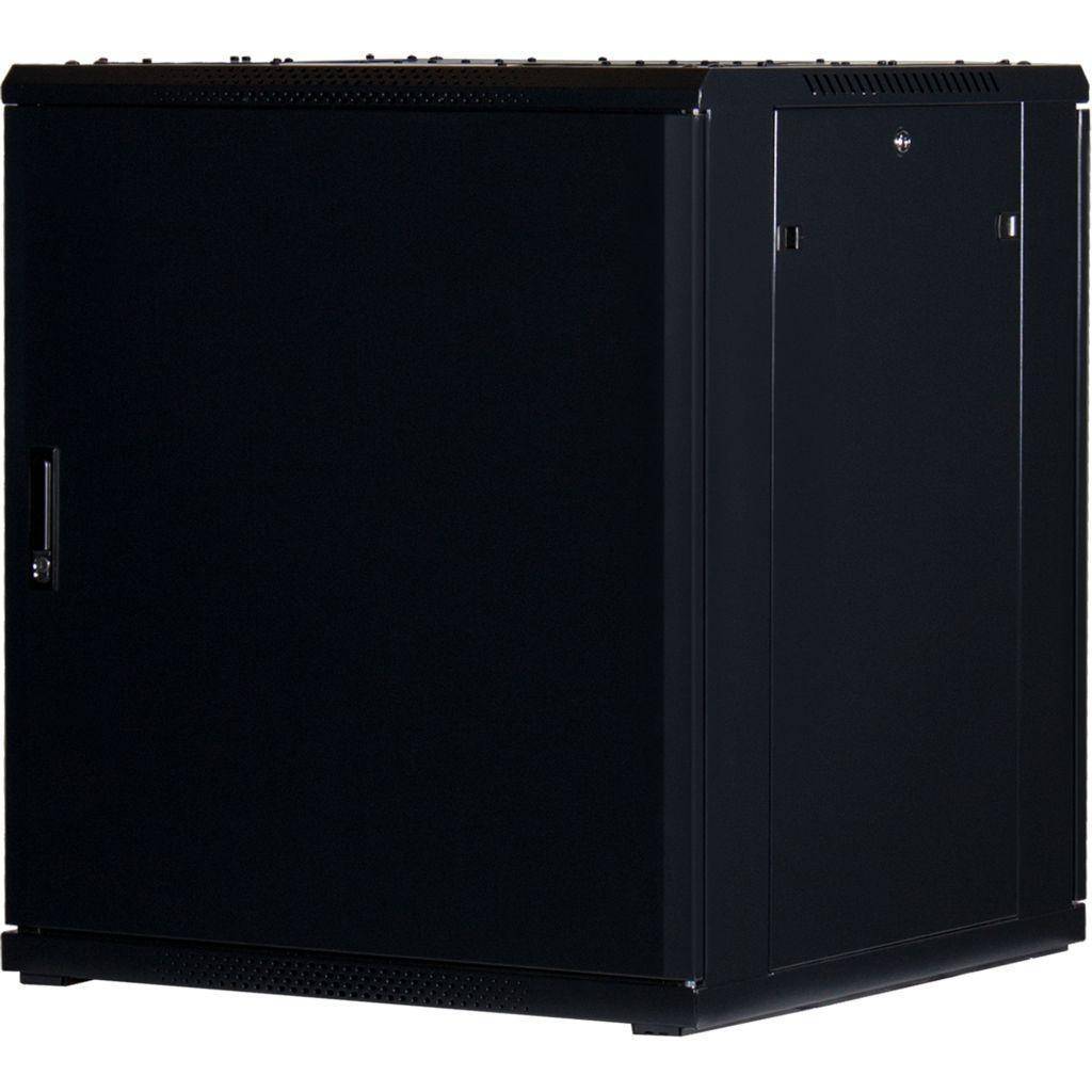 Rockstable 18HE 19 Zoll Serverschrank Netzwerkschrank (BxTxH) 800x800x900mm mit Glastür - Türanschla