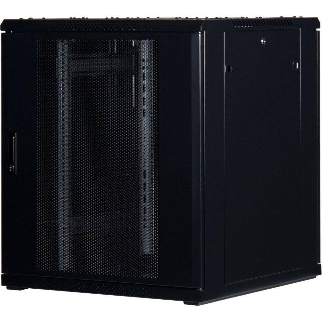 Rockstable 18HE 19 Zoll Serverschrank Netzwerkschrank (BxTxH) 800x800x900mm Gitternetztüren - Türans