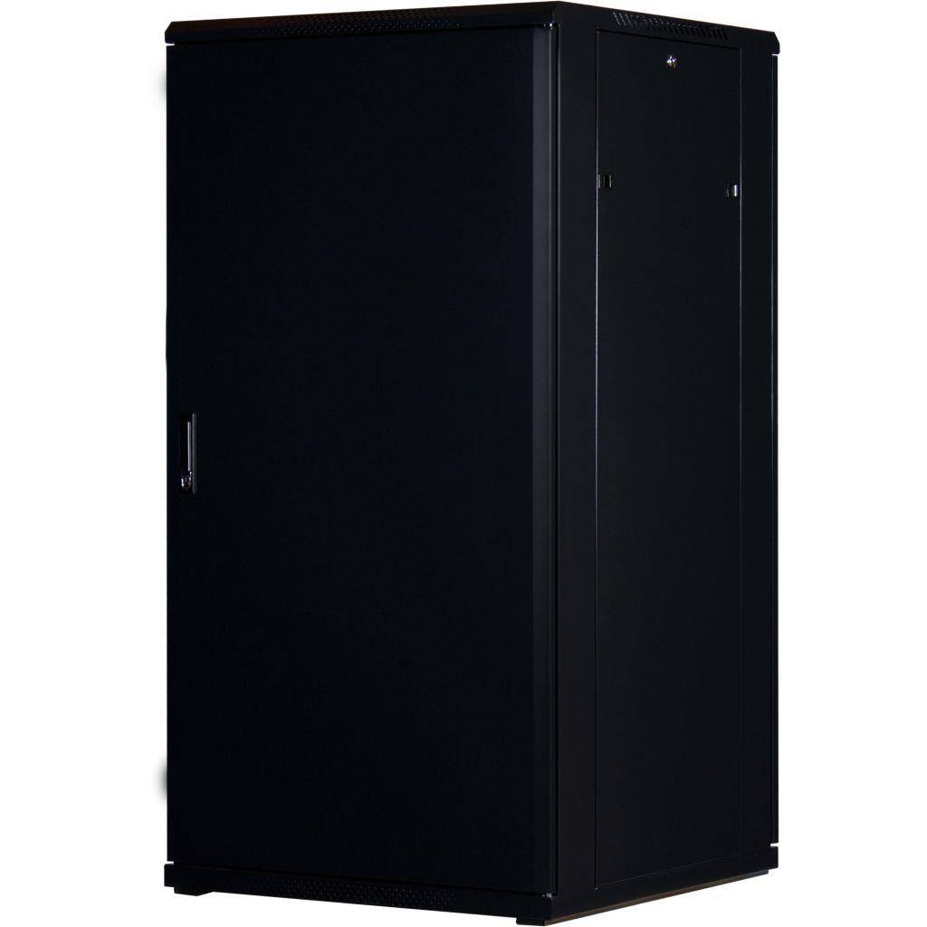 Rockstable 32HE 19 Zoll Serverschrank Netzwerkschrank (BxTxH) 800x800x1600mm mit Glastür - Türanschl