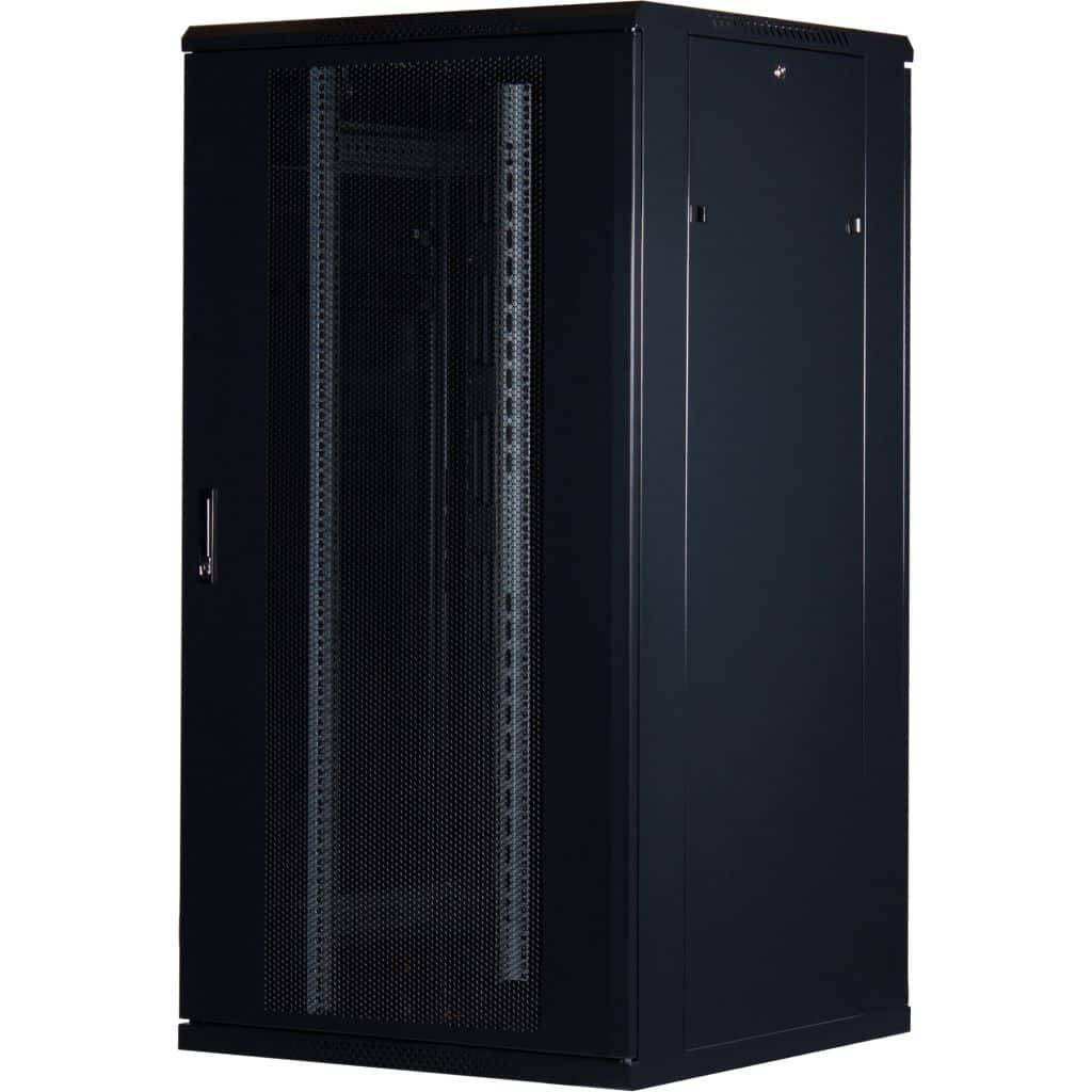 Rockstable 32HE 19 Zoll Serverschrank Netzwerkschrank (BxTxH) 800x800x1600mm Gitternetztüren - Türan
