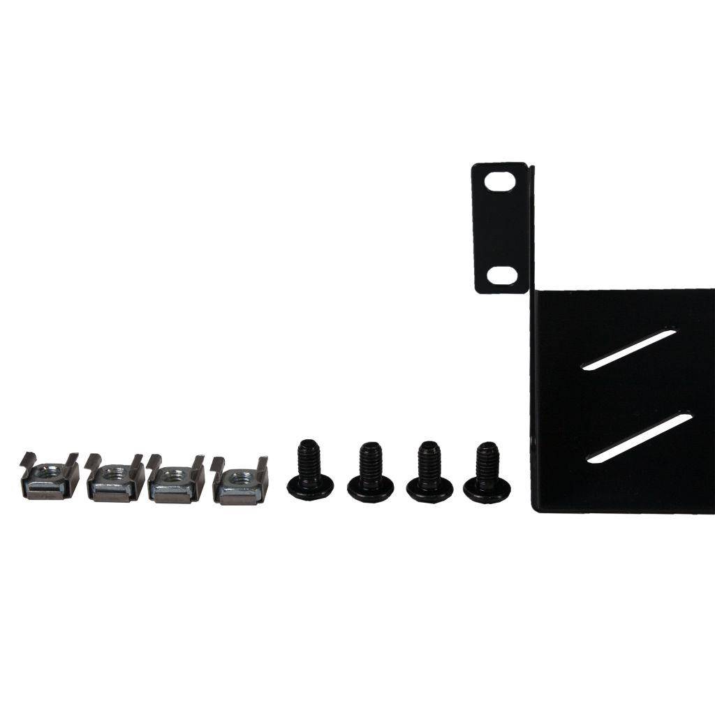 Rockstable 1 HE 10" Fachboden - Regalboden - Schwarz - SPCC - Stahl - 1U - Oval - 25,4 cm (10 Zoll)