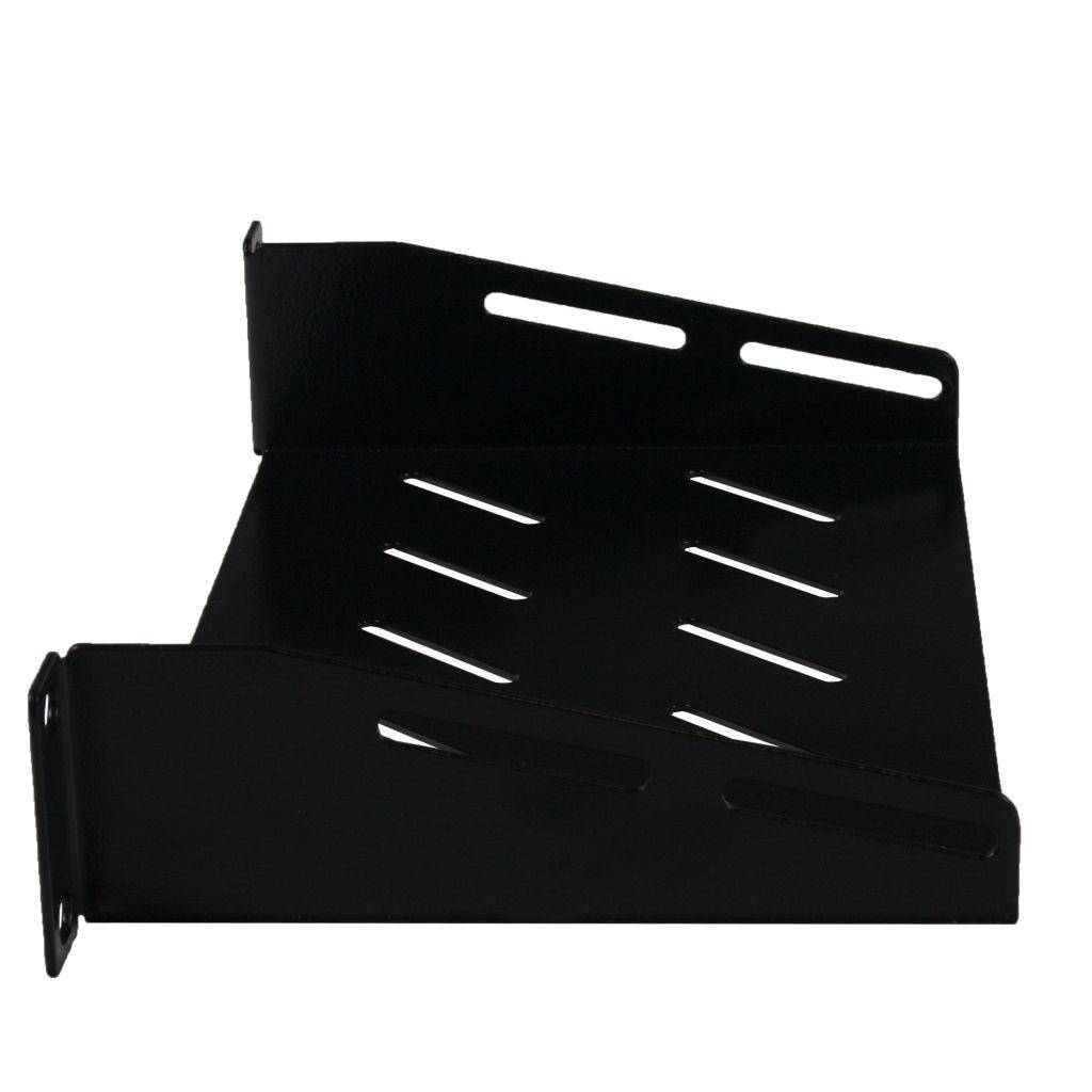 Rockstable 1 HE 10" Fachboden - Regalboden - Schwarz - SPCC - Stahl - 1U - Oval - 25,4 cm (10 Zoll)