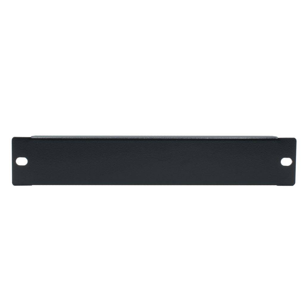 Rockstable 1 HE 10" Abdeckplatte - Regal-Abdeckung - Schwarz - SPCC - Stahl - 1U - Oval - 25,4 cm (1