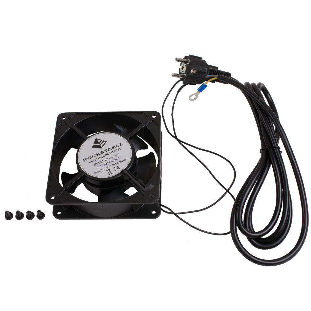 Rockstable 120mm Lüfter - Kühlgebläse - Schwarz - 12 cm - 112 m³/h - Rund - 220-240 V