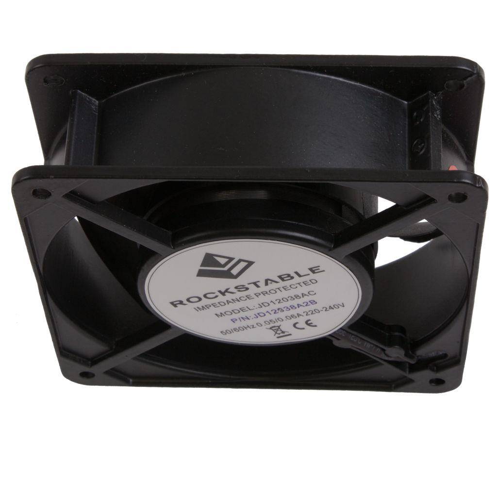 Rockstable 120mm Lüfter - Kühlgebläse - Schwarz - 12 cm - 112 m³/h - Rund - 220-240 V