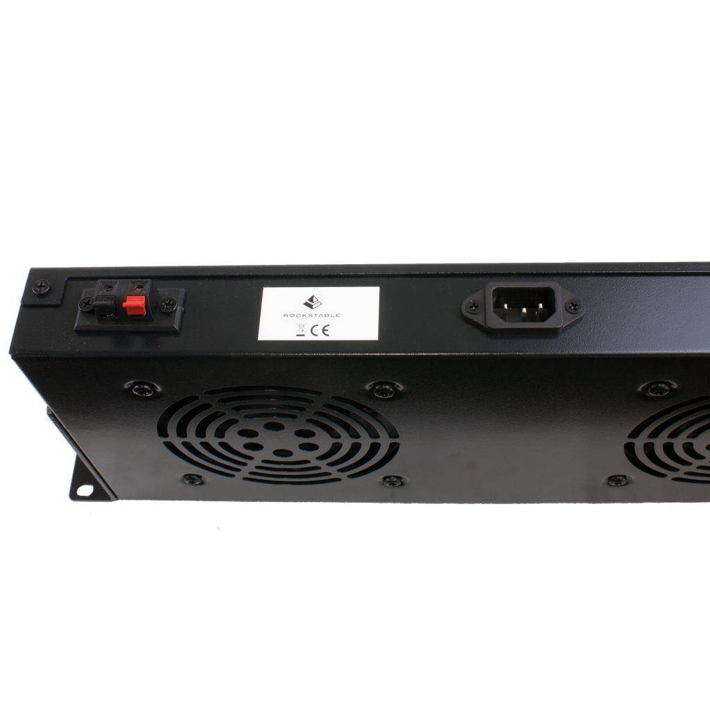 Rockstable 1 HE 19" Belüftungselement - Kühlgebläse - Schwarz - Stahl - 2 Lüfter - 12 cm - 330 m³/h