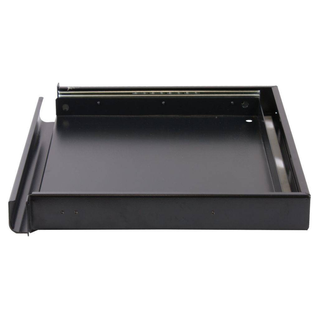 Rockstable 1 HE 19" Schublade - Schubladeneinheit - Schwarz - Stahl - 1U - Oval - 48,3 cm (19 Zoll)