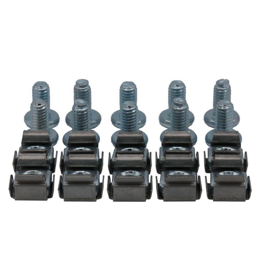 Rockstable M6 Innensechkantschrauben Set - Gestellbefestigung - Silber - 10 Stück(e)