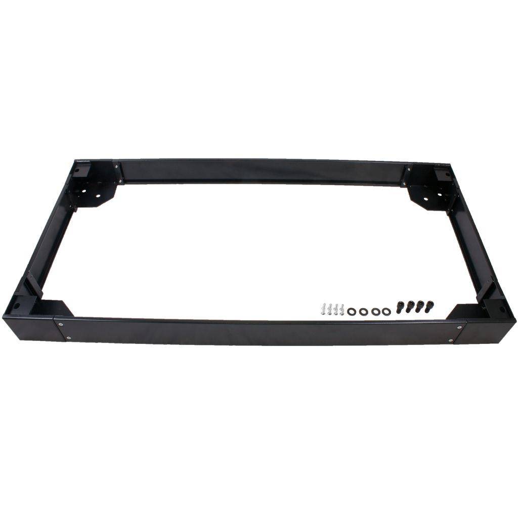 Rockstable 19" Sockel - Rollenplattform - Schwarz - SPCC - Stahl - 48,3 cm (19 Zoll) - 600 mm - 1200