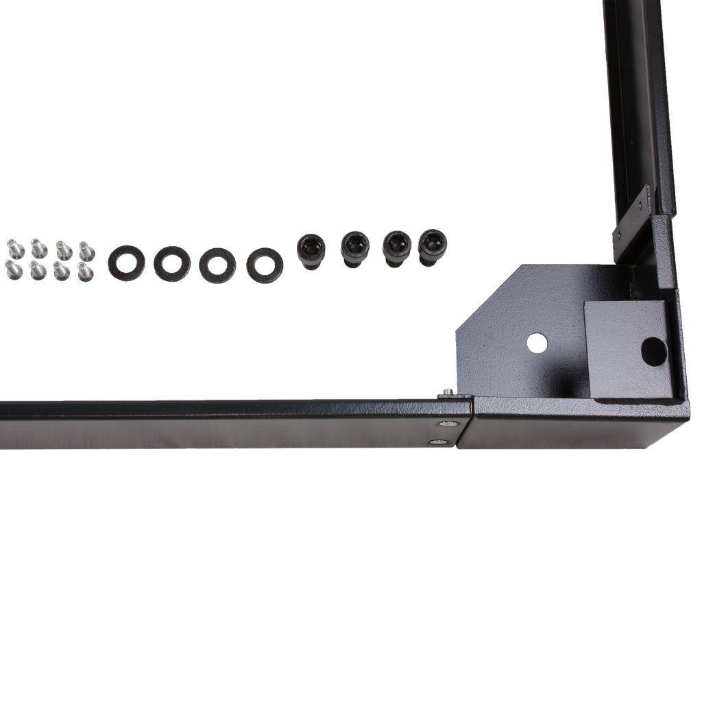 Rockstable 19" Sockel - Rollenplattform - Schwarz - SPCC - Stahl - 48,3 cm (19 Zoll) - 600 mm - 600 mm