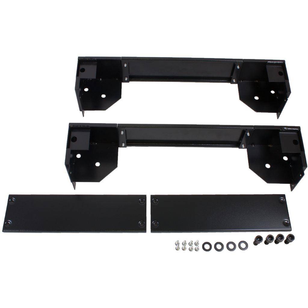 Rockstable 19" Sockel - Rollenplattform - Schwarz - SPCC - Stahl - 48,3 cm (19 Zoll) - 600 mm - 600 mm