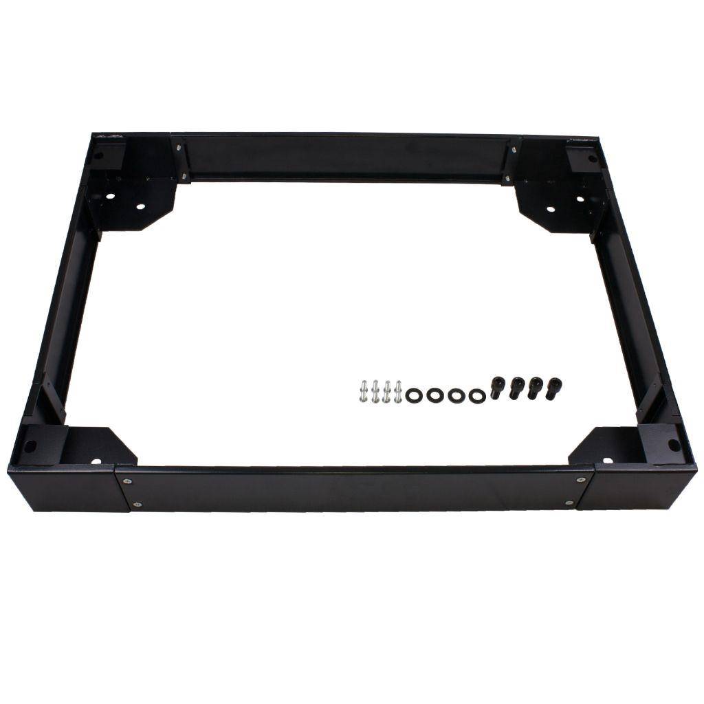 Rockstable 19" Sockel - Rollenplattform - Schwarz - SPCC - Stahl - 48,3 cm (19 Zoll) - 600 mm - 800