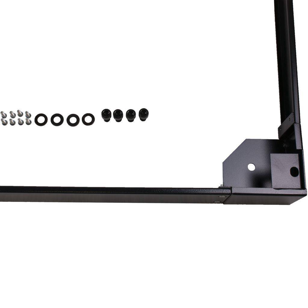 Rockstable 19" Sockel - Rollenplattform - Schwarz - SPCC - Stahl - 48,3 cm (19 Zoll) - 600 mm - 800 mm