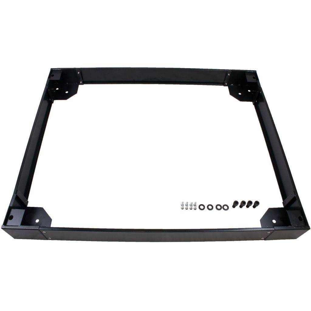 Rockstable 19" Sockel - Rollenplattform - Schwarz - SPCC - Stahl - 48,3 cm (19 Zoll) - 800 mm - 1000