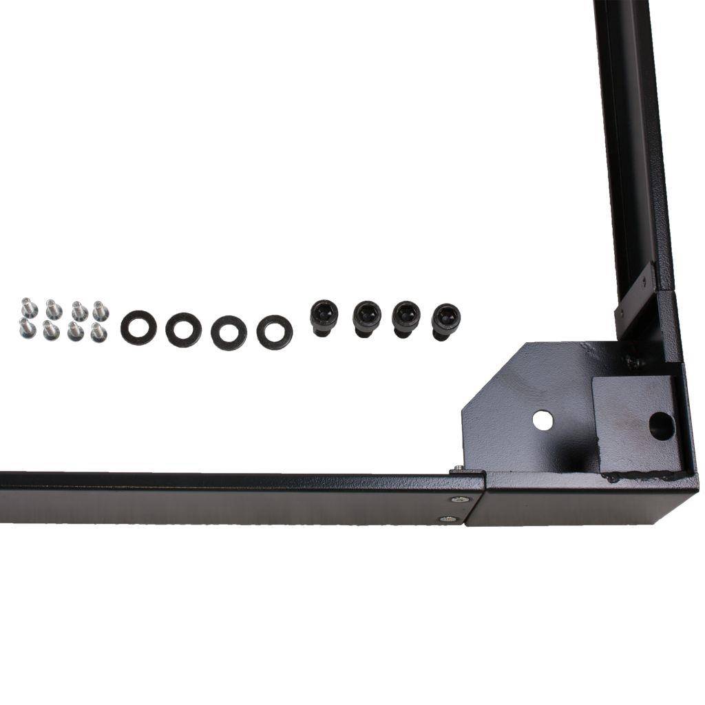 Rockstable 19" Sockel - Rollenplattform - Schwarz - SPCC - Stahl - 48,3 cm (19 Zoll) - 800 mm - 1000