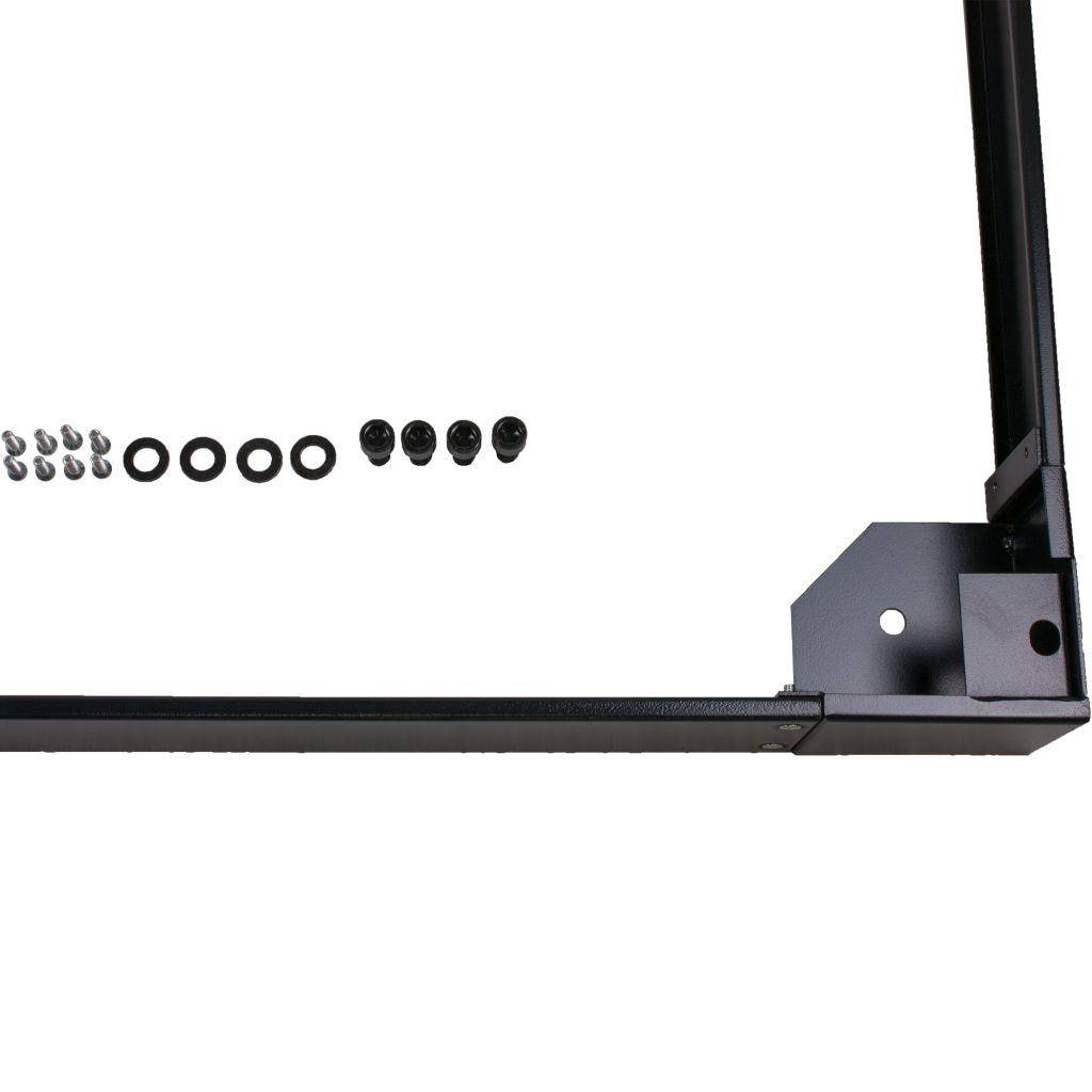 Rockstable 19" Sockel - Rollenplattform - Schwarz - SPCC - Stahl - 48,3 cm (19 Zoll) - 800 mm - 1200