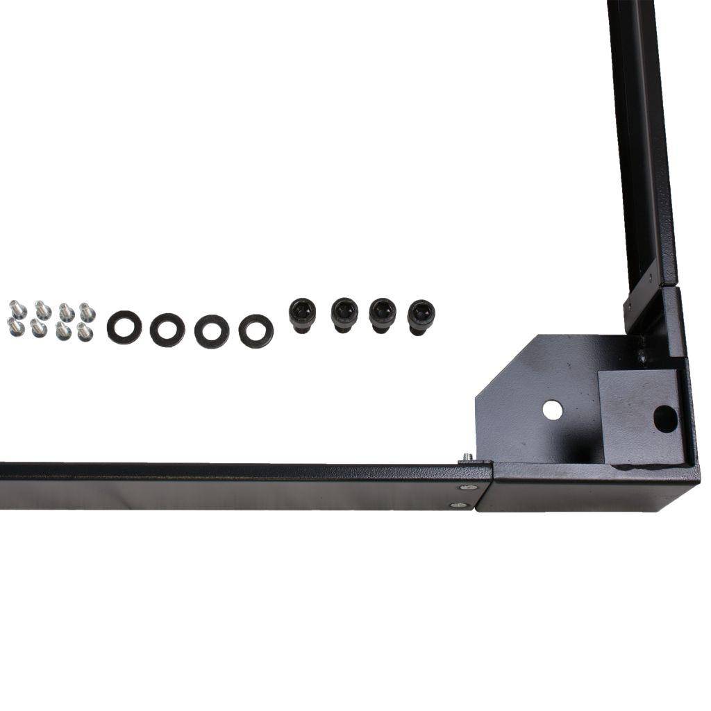 Rockstable 19" Sockel - Rollenplattform - Schwarz - SPCC - Stahl - 48,3 cm (19 Zoll) - 800 mm - 800