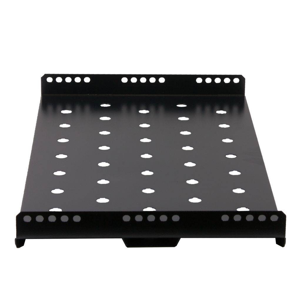 Rockstable 1 HE 19" Schwerlast Fachboden - Regalboden - Schwarz - SPCC - Stahl - 60 kg - 1U - Oval