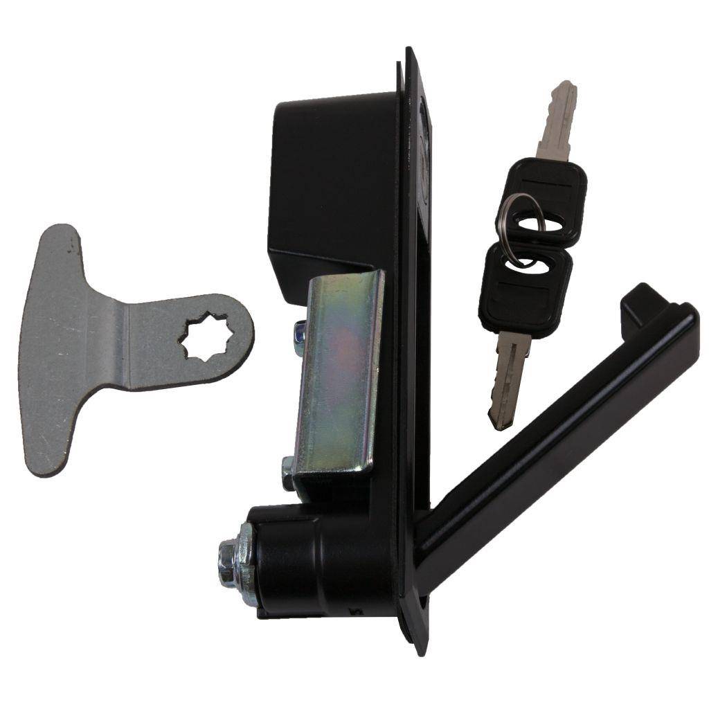 Rockstable Zylinderschloss für die Fronttür - Sperrschlüssel - Schwarz - 1 Stück(e)