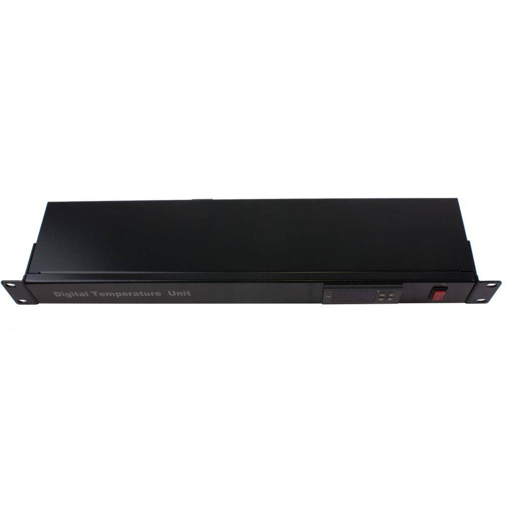 Rockstable 1 HE 19" Digital-Thermostat - Thermostat - Schwarz - Stahl - 1U - IP23 - 48,3 cm (19 Zoll