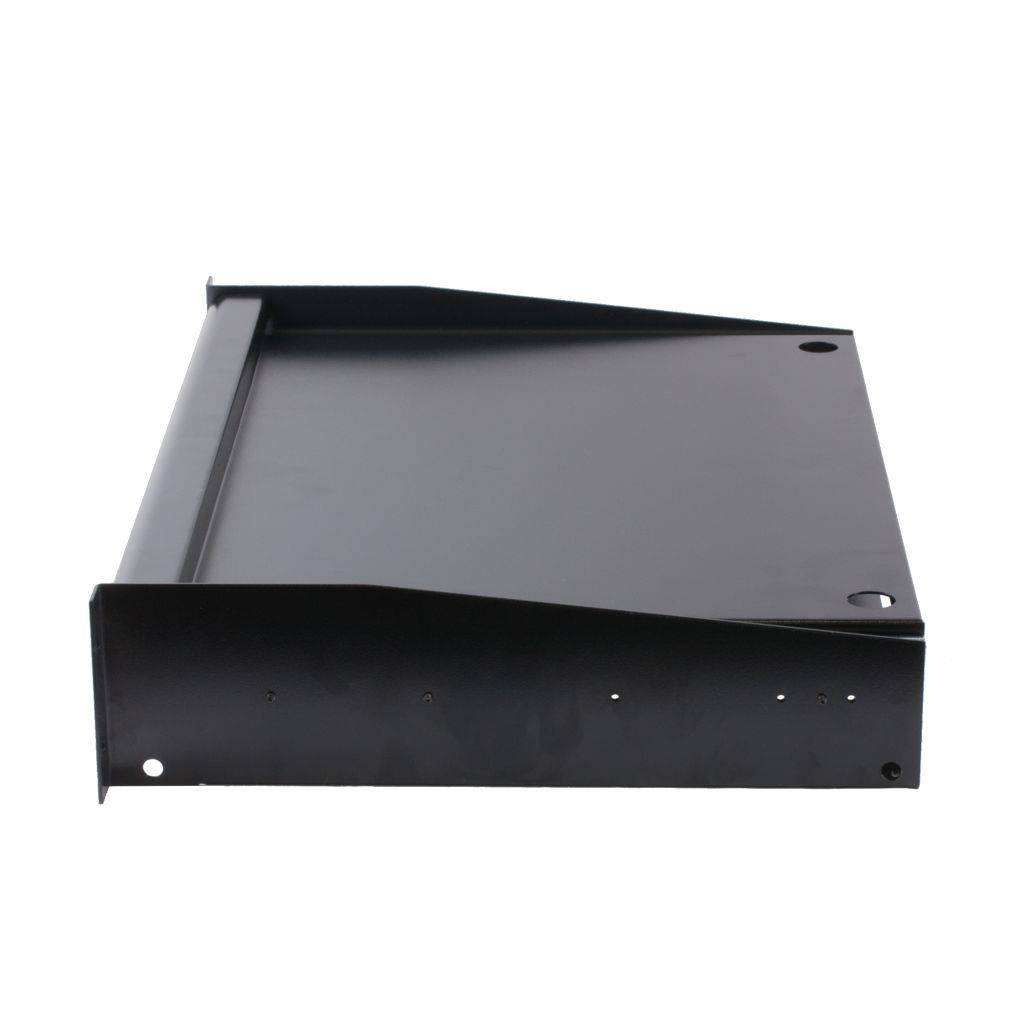 Rockstable 2 HE 19" Schublade - Schubladeneinheit - Schwarz - SPCC - Stahl - 2U - Oval - 48,3 cm (19