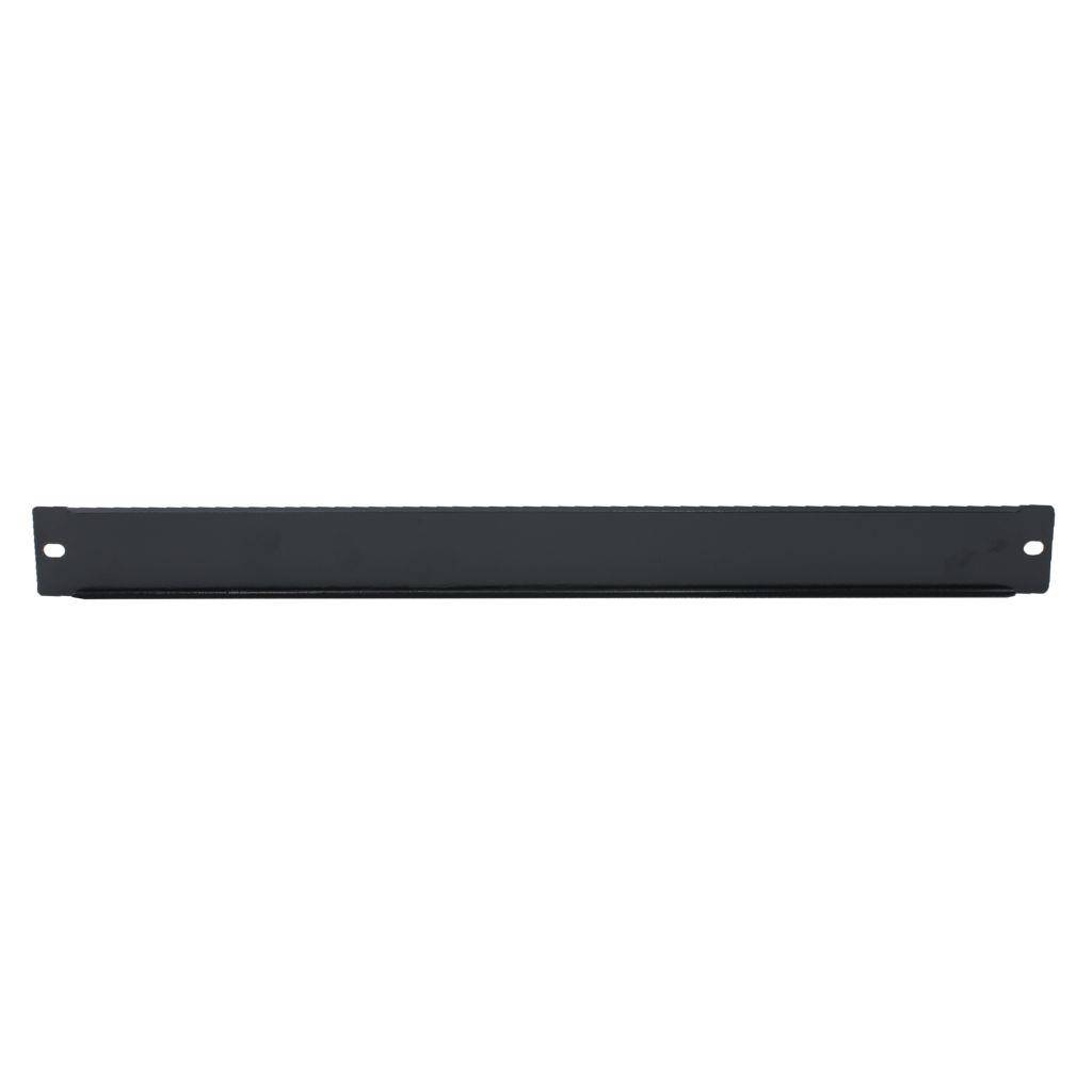 Rockstable 1 HE 19" Abdeckplatte - Regal-Abdeckung - Schwarz - SPCC - Stahl - 1U - Oval - 48,3 cm (1