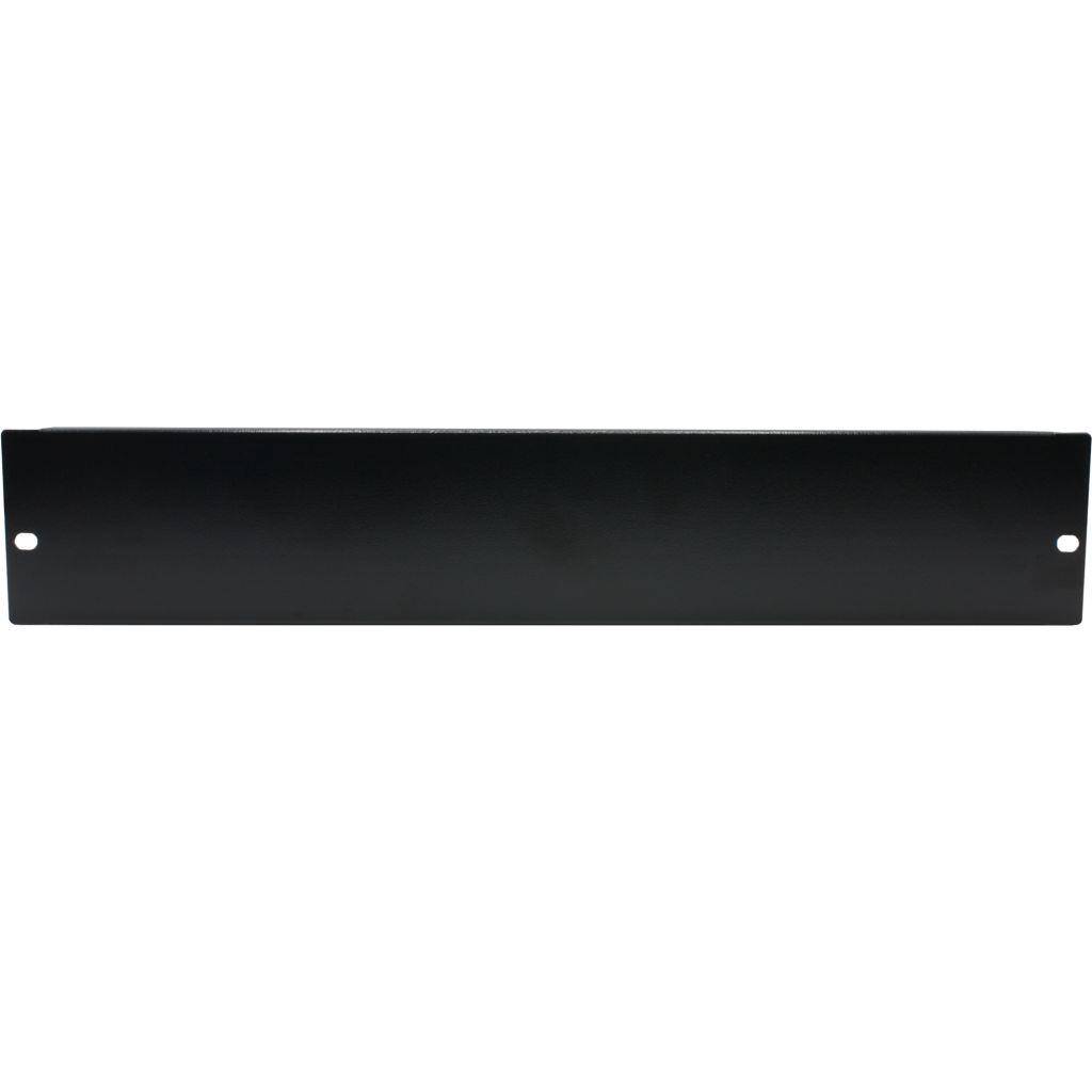 Rockstable 2 HE 19" Abdeckplatte - Regal-Abdeckung - Schwarz - SPCC - Stahl - 2U - Oval - 48,3 cm (1