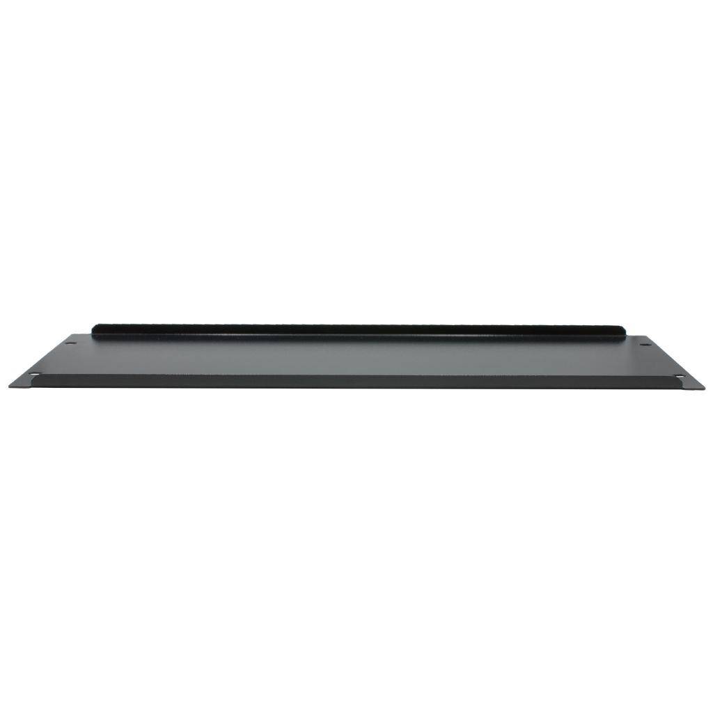 Rockstable 4 HE 19" Abdeckplatte - Regal-Abdeckung - Schwarz - SPCC - Stahl - 4U - Oval - 48,3 cm (19 Zoll)