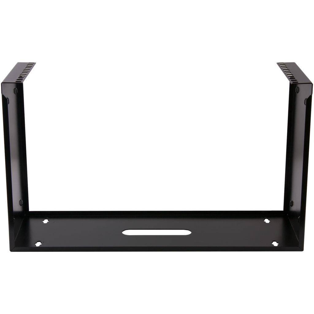 Rockstable 4 HE 19" Wandmontagerahmen - Montageset - Schwarz - SPCC - Stahl - 4U - Quadratisch - offen