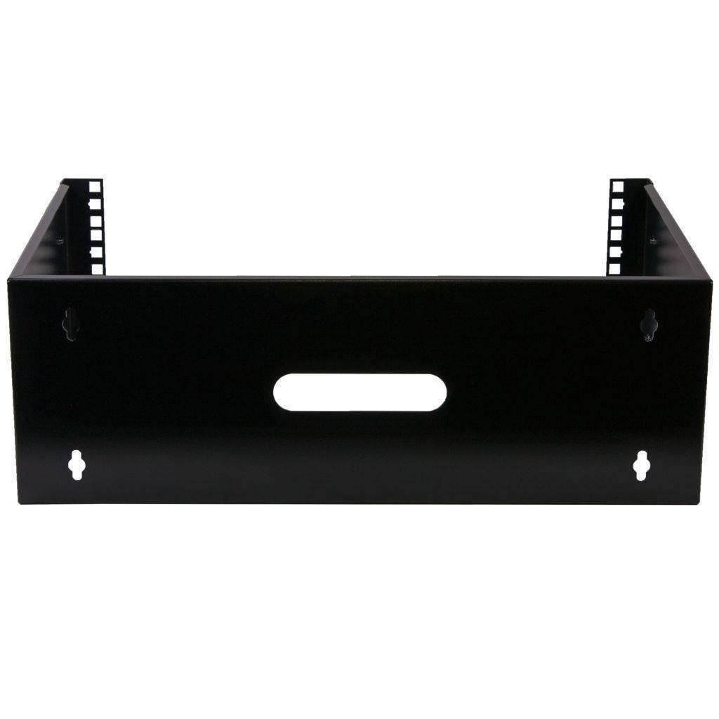 Rockstable 4 HE 19" Wandmontagerahmen - Montageset - Schwarz - SPCC - Stahl - 4U - Quadratisch - off