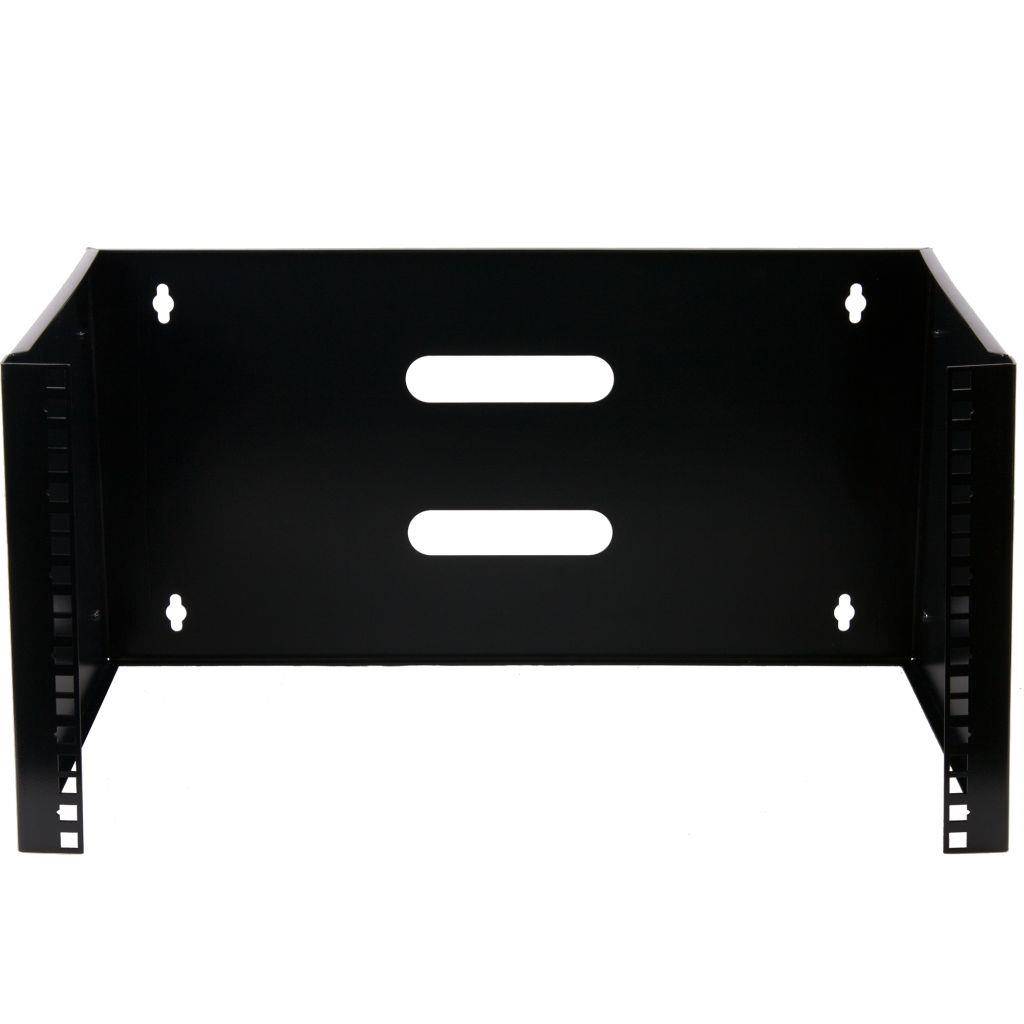 Rockstable 6 HE 19" Wandmontagerahmen - Montageset - Schwarz - SPCC - Stahl - 6U - Quadratisch - off