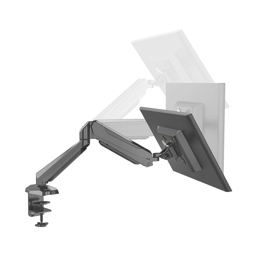 Rockstable Gasfeder Monitor Halterung für 13-32 Zoll Bildschirme, Monitor Tischhalterung Höhenverste