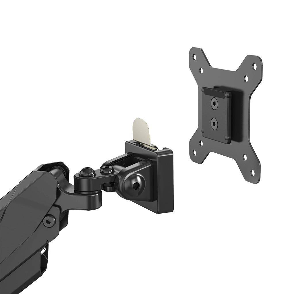 Rockstable Gasfeder Monitor Halterung für 13-32 Zoll Bildschirme, Monitor Tischhalterung Höhenverste