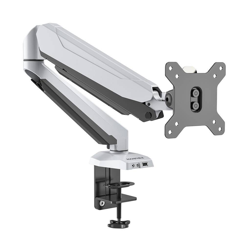 Rockstable Gasfeder Monitor Halterung für 13-32 Zoll Bildschirme, Monitor Tischhalterung Höhenverste