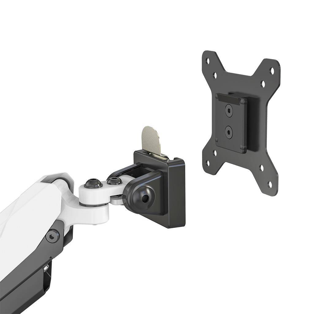 Rockstable Gasfeder Monitor Halterung für 13-32 Zoll Bildschirme, Monitor Tischhalterung Höhenverste