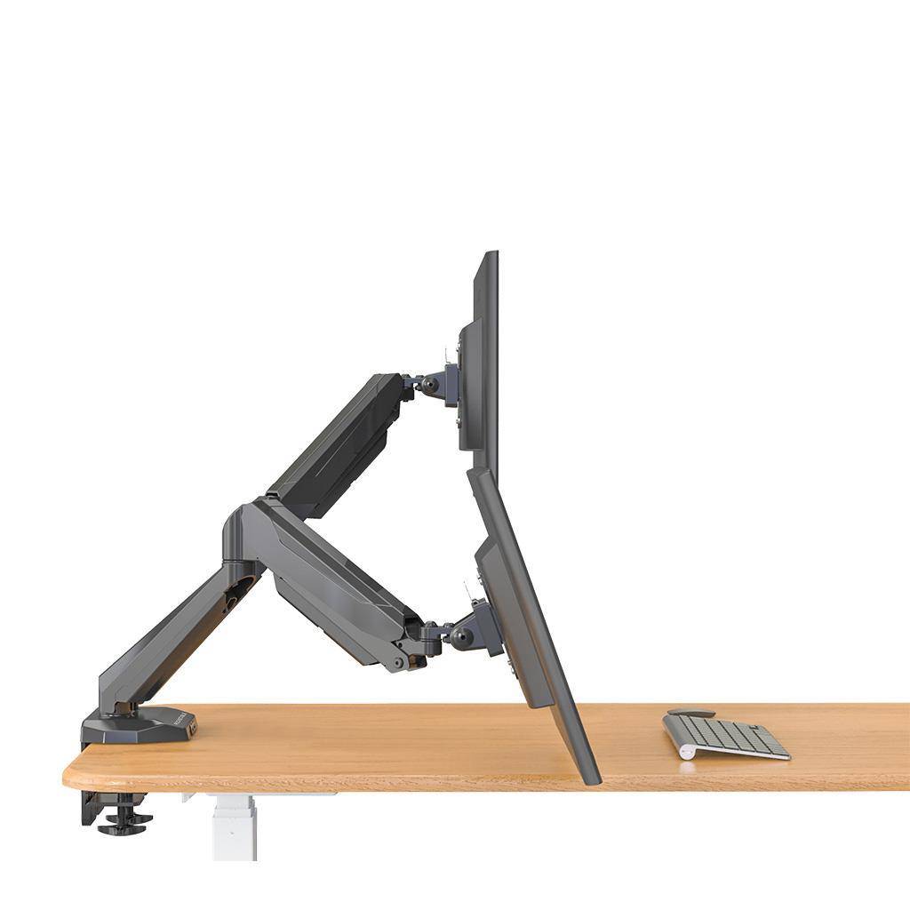 Rockstable Gasfeder Monitor Halterung für 13-32 Zoll Bildschirme, Monitor Tischhalterung Höhenverste