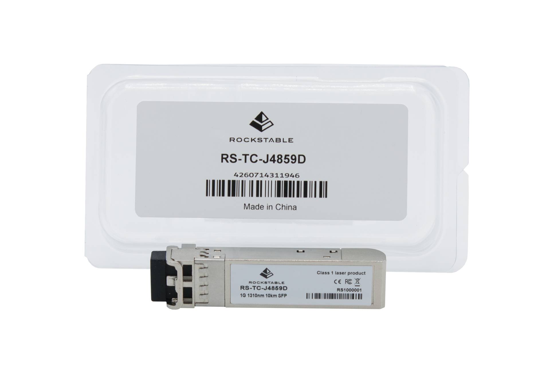 Rockstable kompatible Transceiver SFP 1G LX für HPE Aruba 1000Base-LX 1310nm 10000m, 10km - LC Single-Mode - LC-Modul