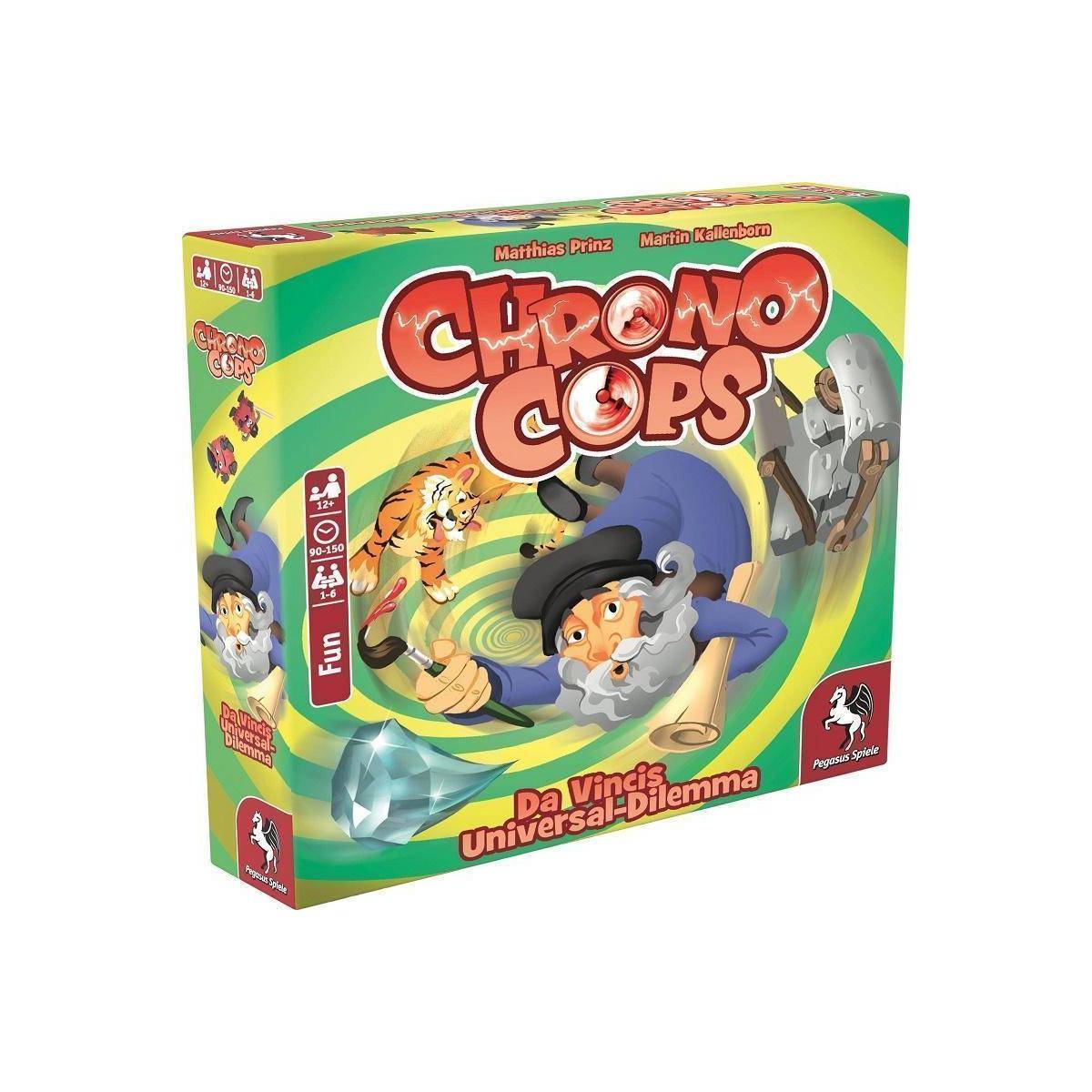 18191G - ChronoCops - Da Vincis Universal-Dilemma, Kartenspiel, ab 12 Jahren (DE-Ausgabe)