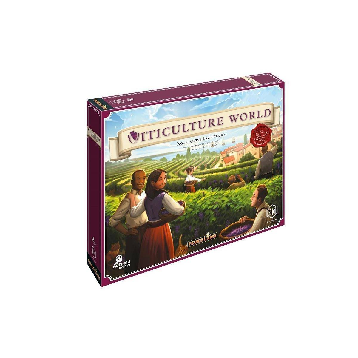 FEU31013 - Viticulture World, Brettspiel, für 1-6 Spieler, ab 14 Jahren (DE-Erweiterung)