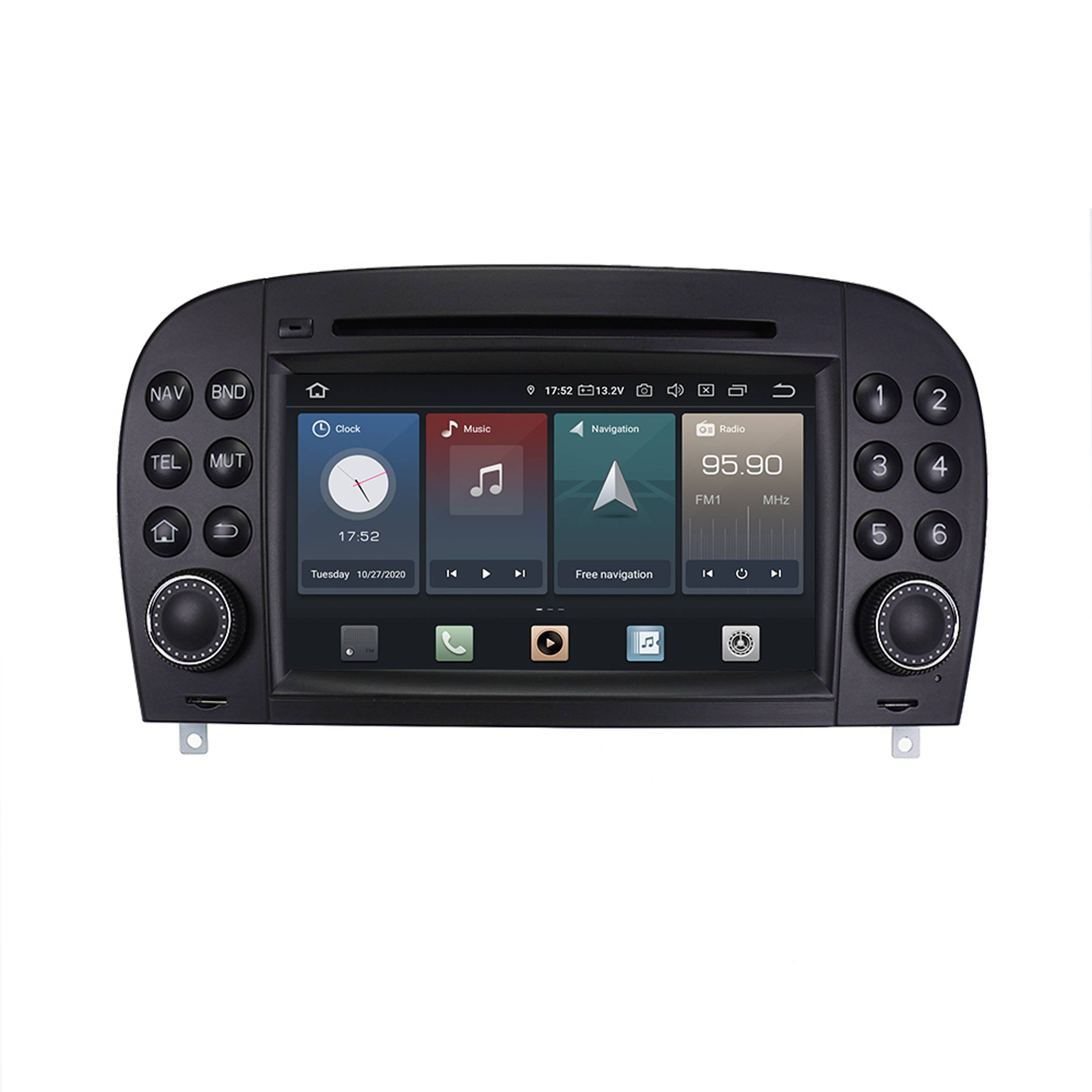 Für Mercedes SL R230 NTG 2.5 7" Touchscreen Android Autoradio GPS Navi CarPlay