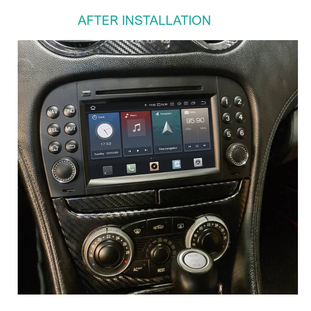 Für Mercedes SL R230 NTG1 7"Touch Android Autoradio GPS Navi Soundsystem CarPlay