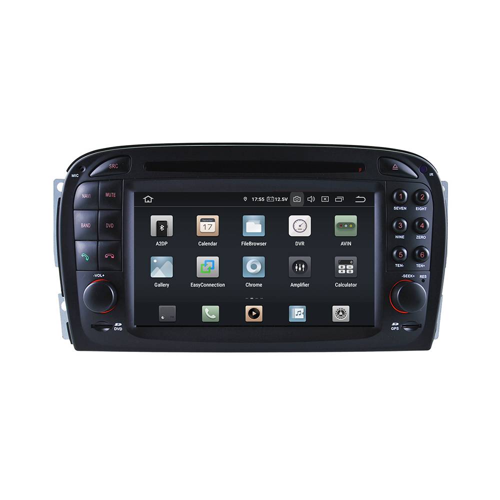 Für Mercedes SL R230 DX 7" Touchscreen Android Autoradio GPS Navi CarPlay
