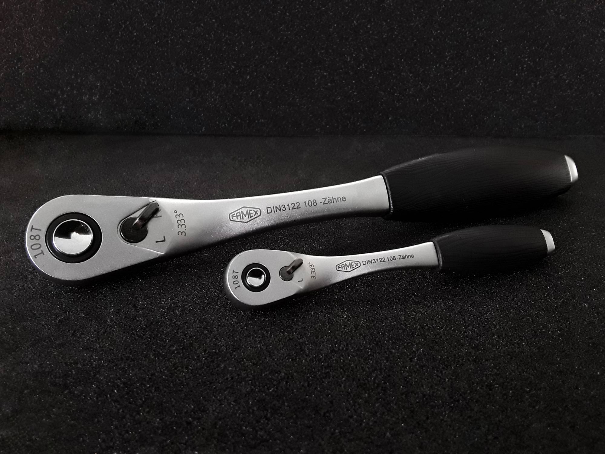 FAMEX 580-16 Profi Werkzeugkoffer 66-tlg - Ratschenkasten Steckschlüsselsatz - PROFESSIONAL