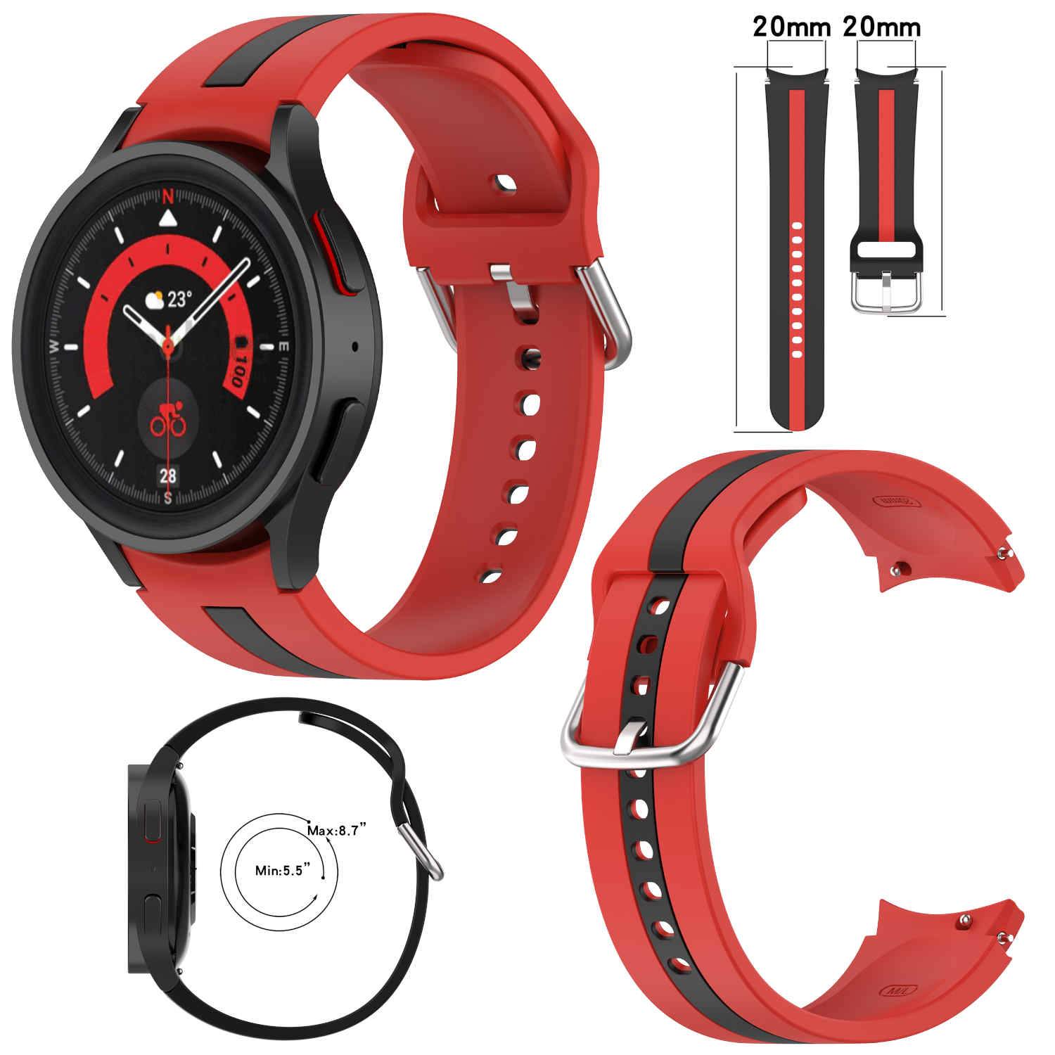 Für Samsung Galaxy Watch FE 6 5 4 Normal Pro Classic Silikon Armband