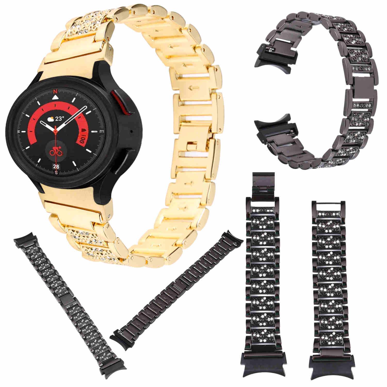 Für Samsung Galaxy Watch FE 6 5 4 Normal Pro Classic Edelstahl Armband