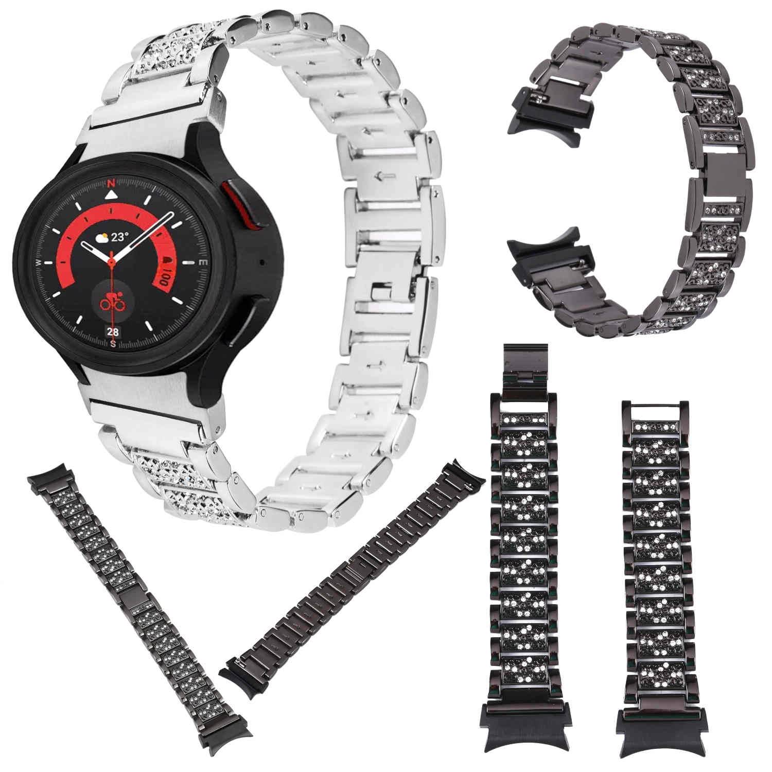 Für Samsung Galaxy Watch FE 6 5 4 Normal Pro Classic Edelstahl Armband